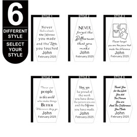 Thank You Teacher Doctor Women Men, Custom Wind Chimes for Employees Appreciation, Colleagues Farewell Gift for Coworkers Leaving, Teacher Thank You Gifts for Nurse, Co-Worker Appreciation Colleague