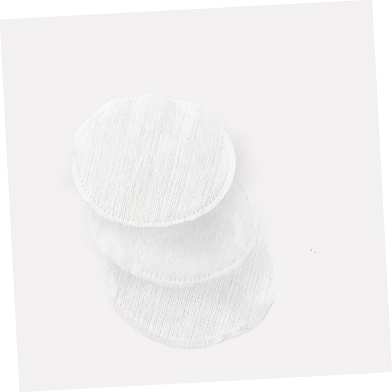 WOONEKY 60pcs Round Makeup Remover Pads Triple Layer Facial Pads