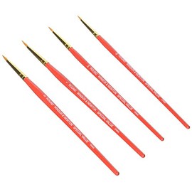 Winsor & Newton 5298702 Set of 4 Synthetic Brushes