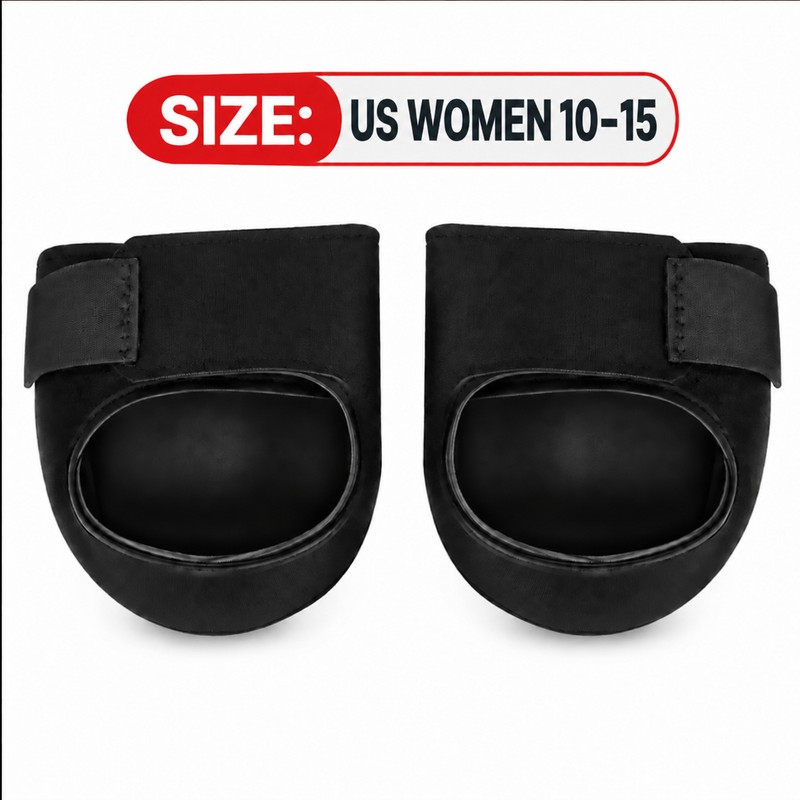 1 Pair Silicone Heel Pads for Shoes – Adjustable Strap