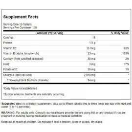 Swanson Chlorella 194 mg 1500 comprimidos