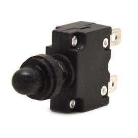 Generic Carling Boat Push-to-Reset Circuit Breaker | w/Boot 10A 125-250 VAC