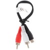 Audio Video Cable 0.2 m 1 x RCA Female to