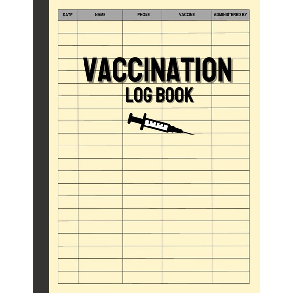 Vaccination Log Book: Cute Logbook Gift for Physicians, Nurses and