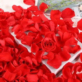 Dried Real Rose Petals Natural Preserved Dried Petals for Wedding Party Table Decoration for Dinner Romantic Nights for Her Set for Engagement Bridal Shower Confetti