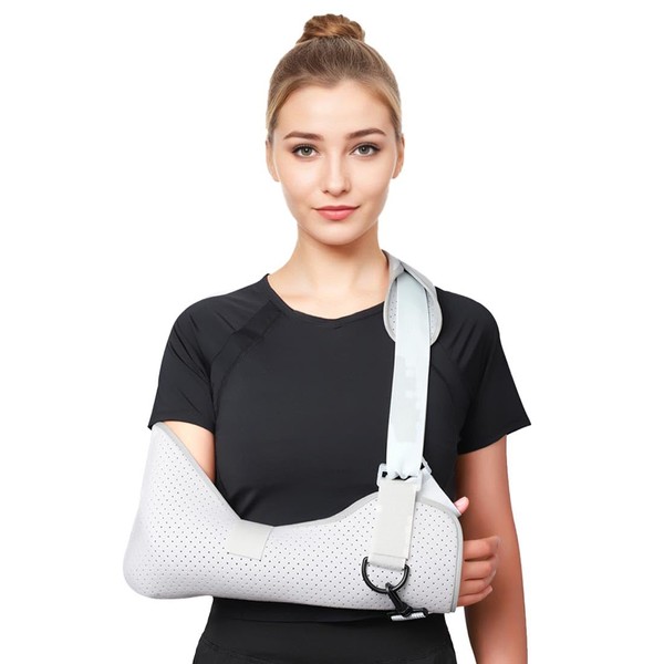 Laway Arm Sling for Women and Men,Shoulder Sling Immobilizer,Breathable Comfortable
