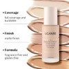 UCANBE Base de maquillaje y corrector 2 en 1, cobertura