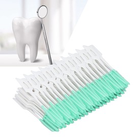 Brace Interdental Brush brushes for braces for kids Floss Toothpick er Soft Portable Massage Oral Care Plaque Removal 160pcs floss brushes for Children for Travel(Green) Interdental Brushes