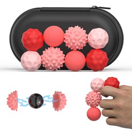 LXYNALI Magnetkugeln große Magnetischer Silikonball Fidget Toy, Unregelmäßiger Magnet, Fingerspitzen ADHS-Spielzeug, Kreativität ASMR für Erwachsene, Dekompressionsmagnete Geeignet für Bildung