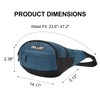 PELLIOT Fanny Pack for Women Men CrossBody Belt Bag Multi