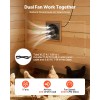 25W Solar Powered Fan with 220 CFM Airflow Adjustable Panel
