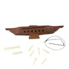10PCS 6 String Acoustic Guitar Bridge Rosewood Set Musical Instrument