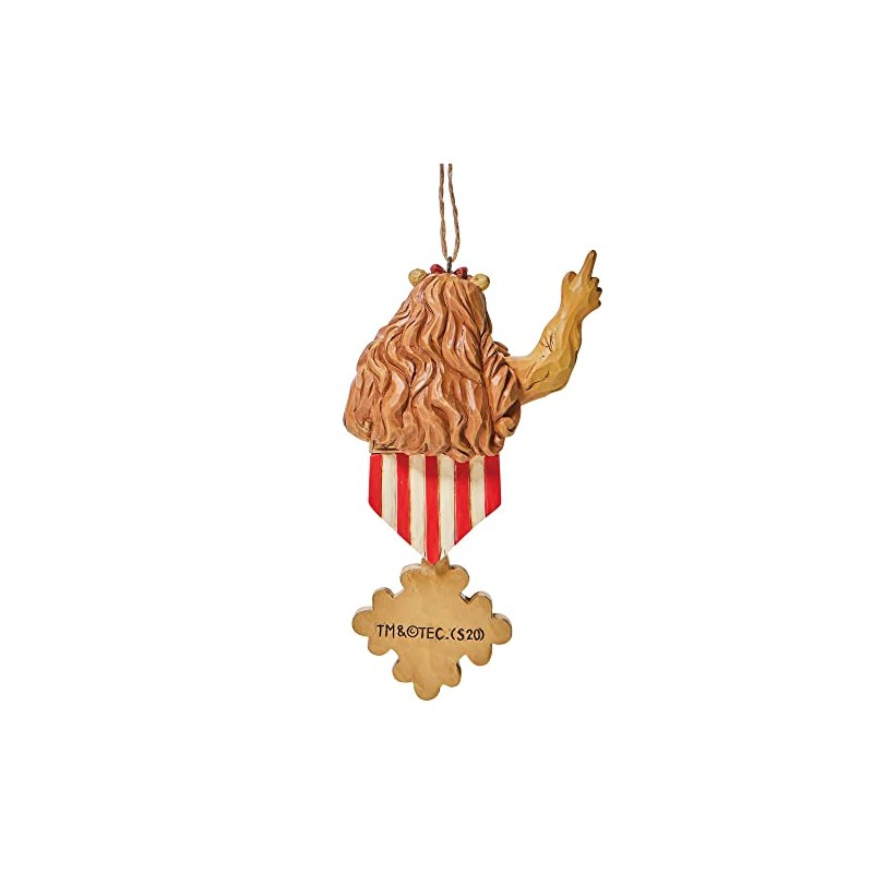 Enesco Jim Shore Wizard of Oz Cowardly Lion Courage Hanging