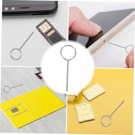 OSALADI 100pcs Sim Card Ejector Tool Remover for Mobile Phones Compatible and Lightweight and Portable Design for Easy Sim Card Removal