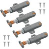 4 Pack Push to Open Door Catches, Self Closing Push