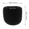 ZZHXSM 3.15x3.15inch Black Foam Microphone Windscreen Condenser Microphone Cover Suitable