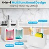 4-in-1 Kitchen Soap Dispenser Set - Dual Hand & Dish