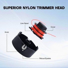 Buckbock 25-2 Trimmer Head for Stihl FS90 FS90R FS100 FS110 FS130 FS250 FS56 FS80 FS85 FS55 FS55R Bump Feed String Trimmer Brushcutter AutoCut 25-2 String Trimmer Head 4002 710 2191