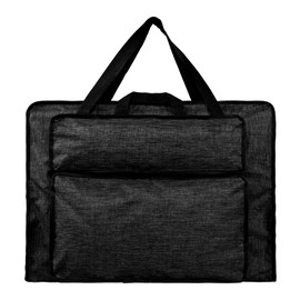 A2 Drawing Board Bag Waterproof Art Supplies Backpack 4K Art Portfolio Case Carry Bag Large Painting Sketch Pad Storage Bag Portable Carry Bags Organiser, Black (Large)