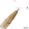 SoftLine Ballpoint Pens, BLACK, Fine Point (0.7mm), Pack of 10,
