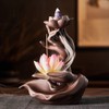 Faderr Backflow Incense Burner Buddha Incense Burner Ceramic Incense Cones
