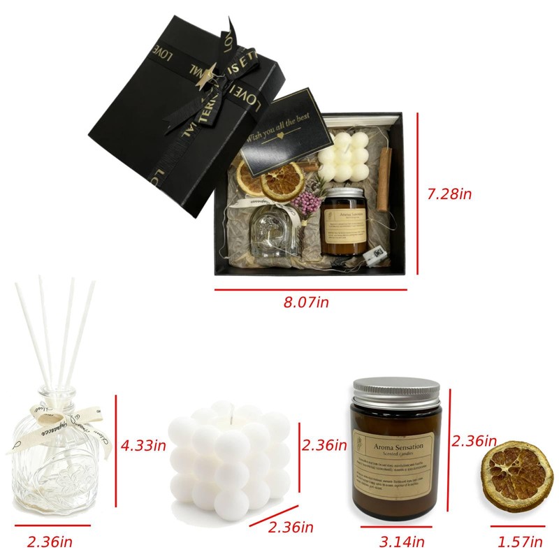 English Pear & Freesia Candle and Reed Diffuser Gift Set