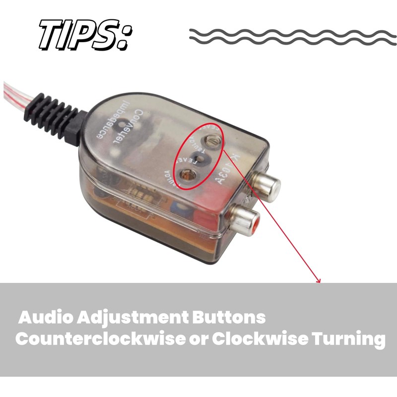Factory Radio Add a Subwoofer Speaker Amplifier Wire Harness Adapter
