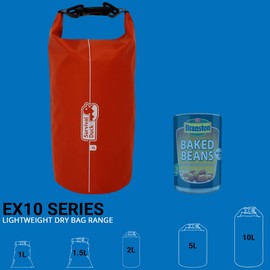 Survival Duck 2 Litre Ripstop Nylon Small Waterproof Dry Bags for Hiking, Cycling, Camping, Kayaking - Pack of 4 2L Dry Bags