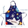 DECOWALL AP-004 Kids Apron – Space Planets for Boys Girls