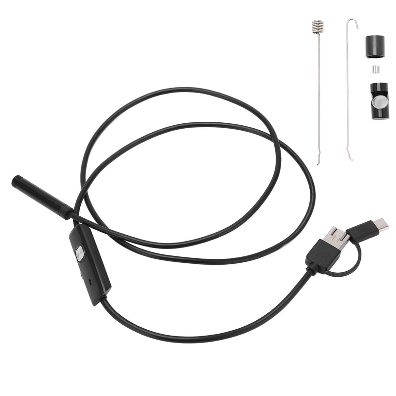 AN100‑8 8mm 3 in 1 Endoscope IP67 Waterproof 6LED Adjustable