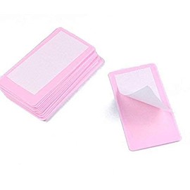 Beautyleader 15pcs Nail Art Soft Stamping Protective Shell cabeza Stamper Rectangel Stamp Holder (Pink)