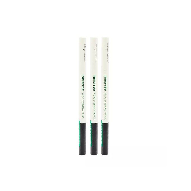 Innisfree 이니스프리 납작 아이브로우 펜슬 4호 x 3개 Innisfree Flat