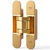 YAGU 3 Way Adjustable Invisible Door Hinge Concealed Hidden 180