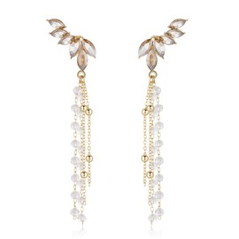 KRUCKEL Dangling Angel Wing Stud Earrings - 7169296