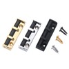 XIYANGJUAN 6 String Metal Guitar Roller Nut 3 saddles with