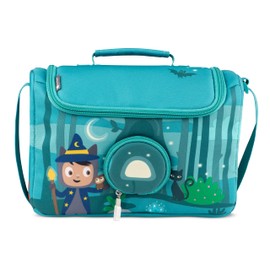 Tonies Listen & Play Bag - Secure Protection for your Toniebox, Headphones, Charging Station, and 6 Characters - Enchanted Forest