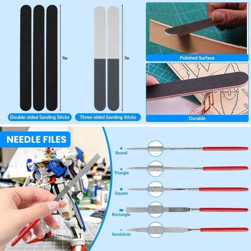 Gundam Tool Kit, 82 Pcs Professional Model Tool Kit for