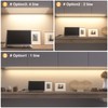 WOBANE LED Cabinet Lights,4 PCS 20inch LED Strip Lights Kit,Under