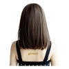 Peluca Cabello Natural Larga Dama Castaño Pelucaa De Mujer