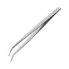 ANEX No.130 Tweezers, Stainless Steel, Soft Type, Curved Tip, 5.9