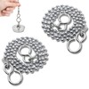 LinCoo 2 Plug Chain for Bathroom Sink, Bath Plug Chain