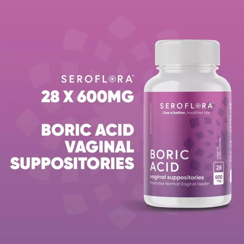 SEROFlora Vaginal Suppositories for Yeast Infection (28ct)
