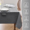 Softalker Square Tablecloth 140x140 cm Faux Linen Table Cloth Water