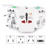 Naymon 10pz Adaptador Convertidor Clavija Corriente Universal Viaje