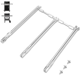 69787 Grill Burner Replacement for Weber Spirit 300, GS4 Grill Parts for Spirit 3 Burner Grills, Spirit E/S-310 E/S-330 (2013 and Newer), 18 Inch SUS304 Grill Burner for Weber Spirit II E-310