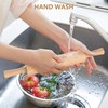 Mepple Classic Wooden Rolling Pin with Handle for Fondant, Pizza,