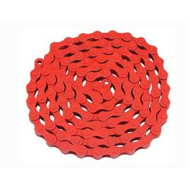 Lowrider KMC Chain 1/2x1/8x112 Red. for Bicycle Chain, Bike Chain, Bikes, Beach Cruiser, Chopper, limos, Stretch, BMX, Track Fixie Bicycles