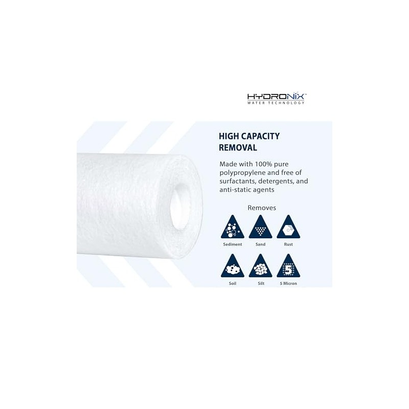 Hydronix SDC-25-1005 Whole House RO Reverse Osmosis Sediment Water Filter