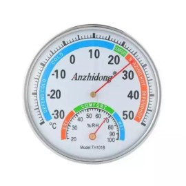 습도계 (GTF37002)화이트 온도계 아날로그 Hygrometer (GTF37002) White Analog Thermometer [Single item]