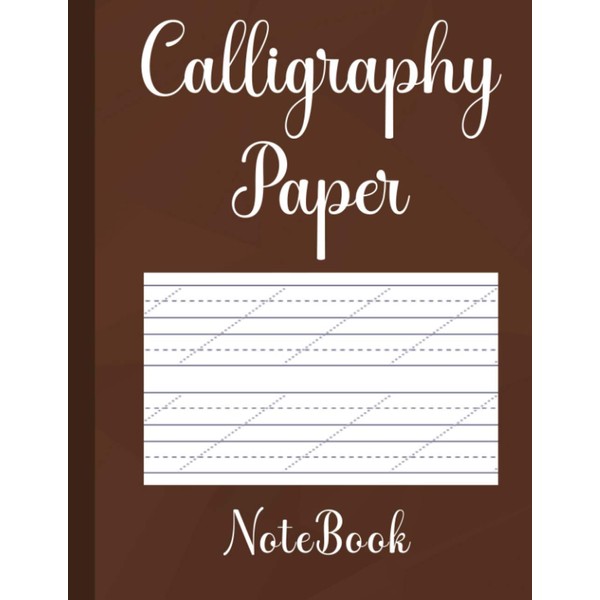 Calligraphy Paper NoteBook: Slanted Line Paper for Practicing Calligraphy ,hand